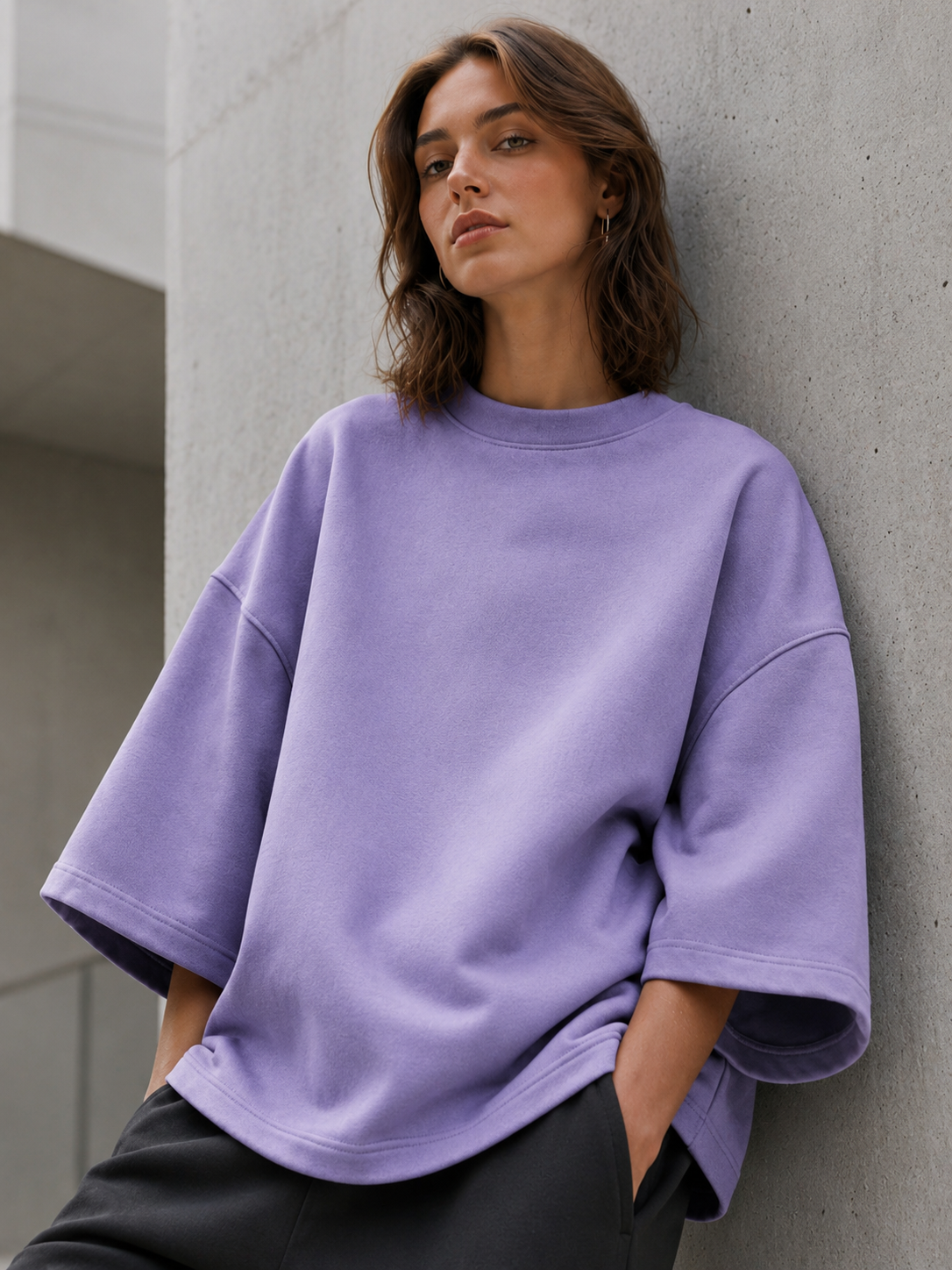 Футболки oversize из плотной ткани фото 5